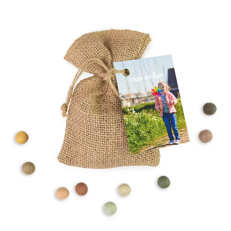 Giftbag with 5 seed bombs